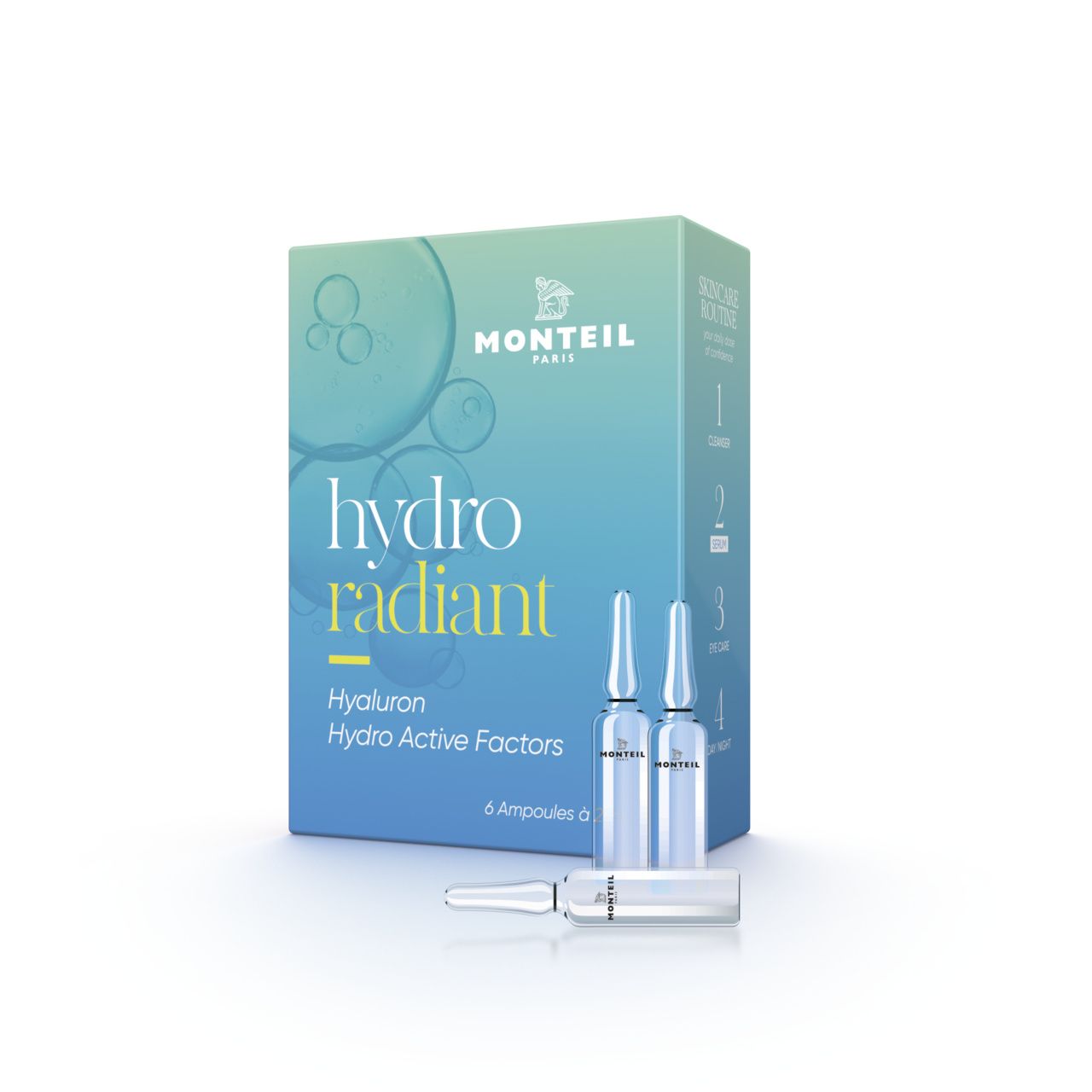 Monteil Ampoule Set Hydro Radiant 12 ml